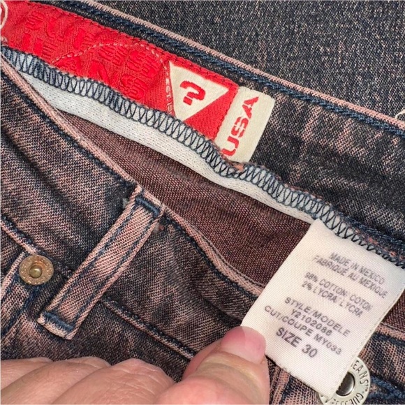 Vintage dark Wash Guess USA Jeans flare leg size 30 inches - Picture 3 of 5